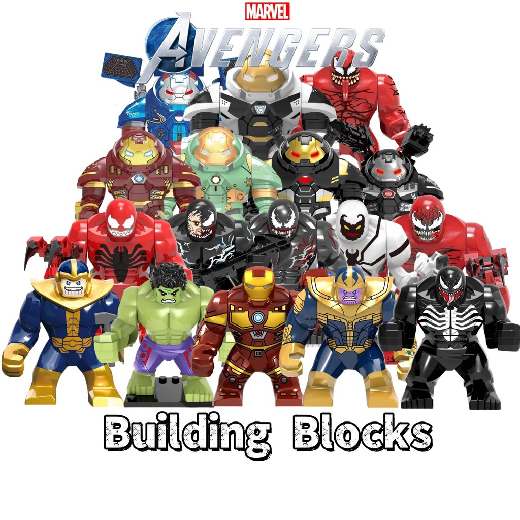 2024 Novo Anime Superhero Series Montagem Blocos de Construção Modelo Adulto Brinquedo Educativo Inf