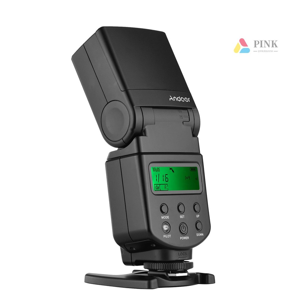 Lâmpada Flash Andoer Universal Speedlite GN40 Ajustável LED Fill Lig Veio16