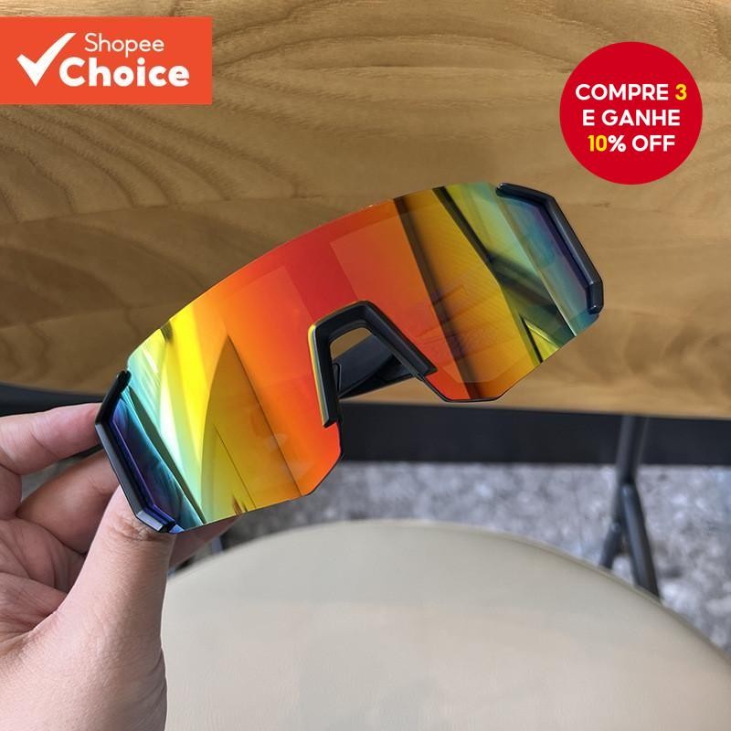 Óculos de sol UV400 para esportes ao ar livre – Óculos à prova de vento para ciclismo/esqui/condução
