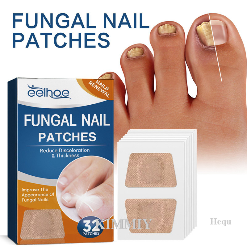 KIMMIY 32 Manchas De Tratamento Antifungos De Unhas Anti-Fungos De Onicomicose Reparação De Adesivos