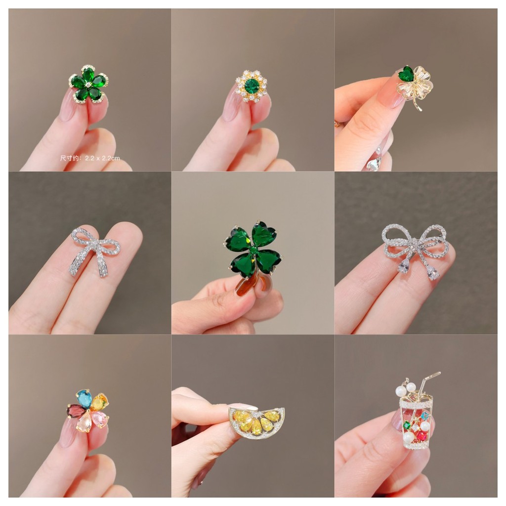 Broche/40 Estilos de Lenço de Caboça/Lindo Pérola Borboleta Barato/Núcleo de Fêmea