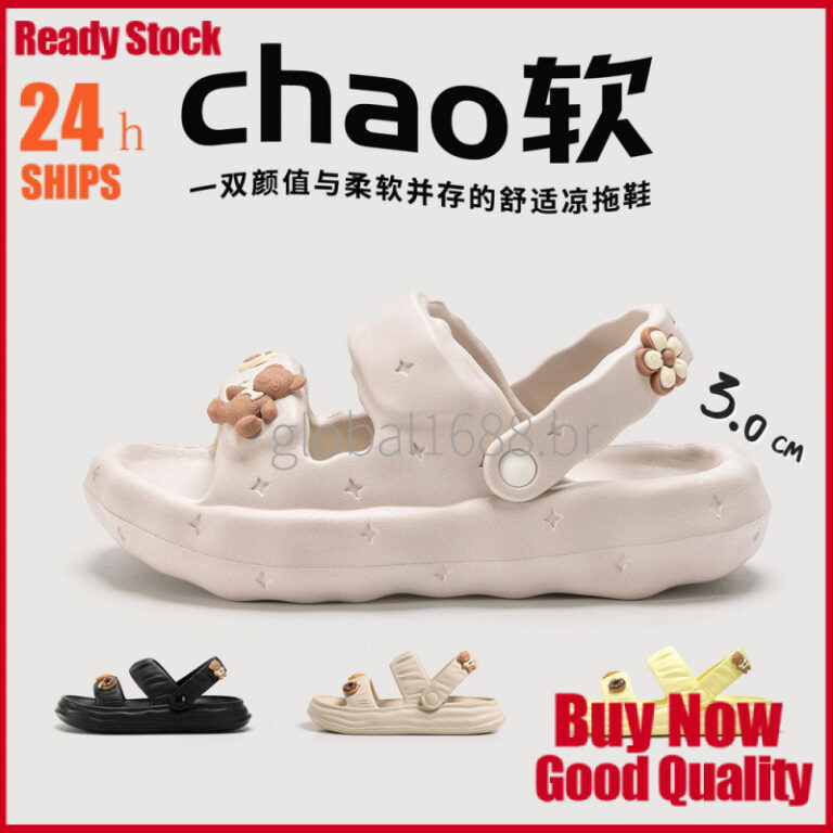 {READY STOCK} Chinelos de Verão Bonitos para Mulh