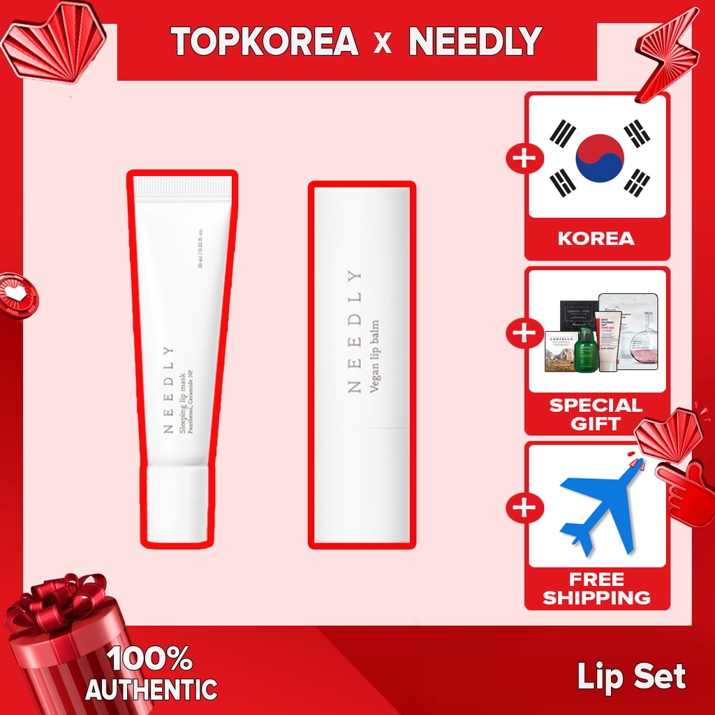 Necessário Máscara Labial Para Dormir 10ml/Bálsamo Vegano 3.8g Tint 3.8g TOPKOREA/Envio Da Coreia