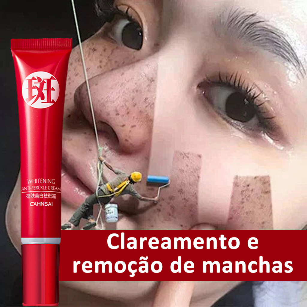 Creme Poderoso Original Para Remover Manchas Escuras/Clarear Pigmentação/Iluminar O Tom Da Pele/Melh