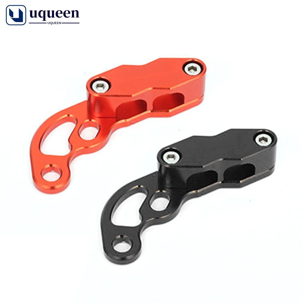 UQUEEN Motocicleta CNC Frente Duplo Furo Linha De Freio Mangueira Braçadeira Titular Para YAMAHA MT0