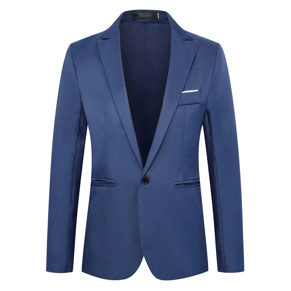 Envio em 24 horas  Terno Masculino 2024 Primavera Nova Moda Coreana Slim Fit Casual Blazer Pequeno