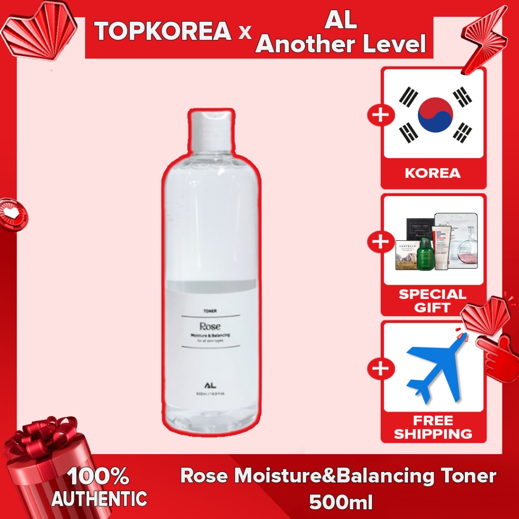 TOPKOREA  AL Outro Nível De Umidade Rosa E Toner De Equilíbrio 500ml Envio Da Coréia