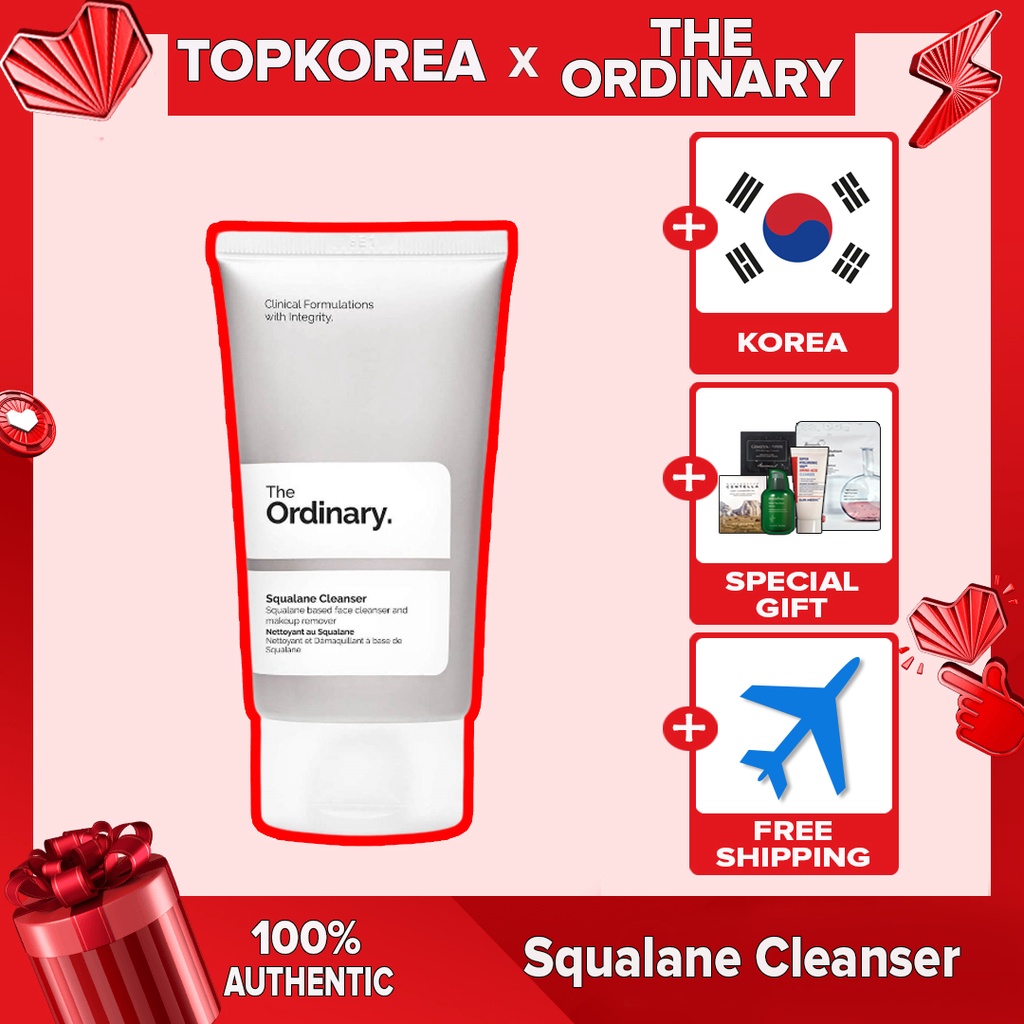 The Ordinary  O Comum Limpador De Esqualano 50ml/TOPKOREA/Envio Da Coreia