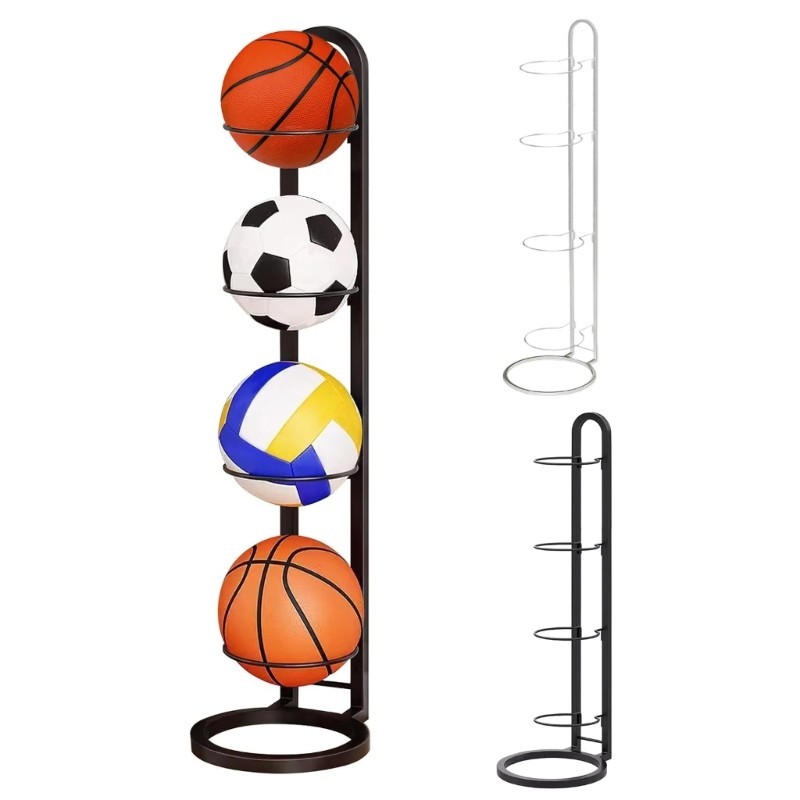 LIVI Futebol Basquete Organizadores Suporte 4 Camadas Cubo Vertical Display Rack Para Vários Equipam