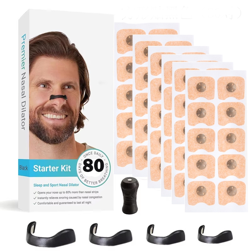 [Entrega 24 horas]80 peças-expansor de respiração Nasal, adesivo Nasal respirável, Kit de prevenção