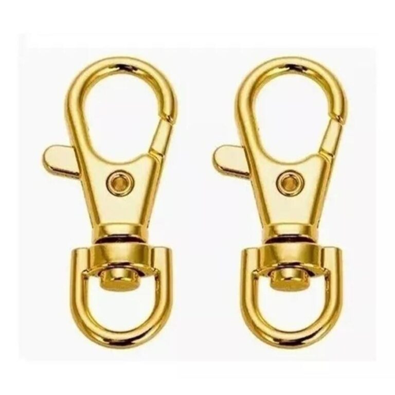 Fivela redonda de cauda com revestimento de ouro, 