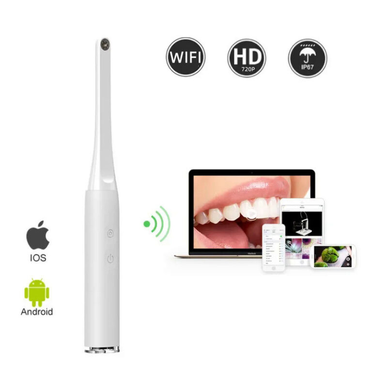 Câmera Visual Sem Fio HD 1080P 2MP Espelho Oral C