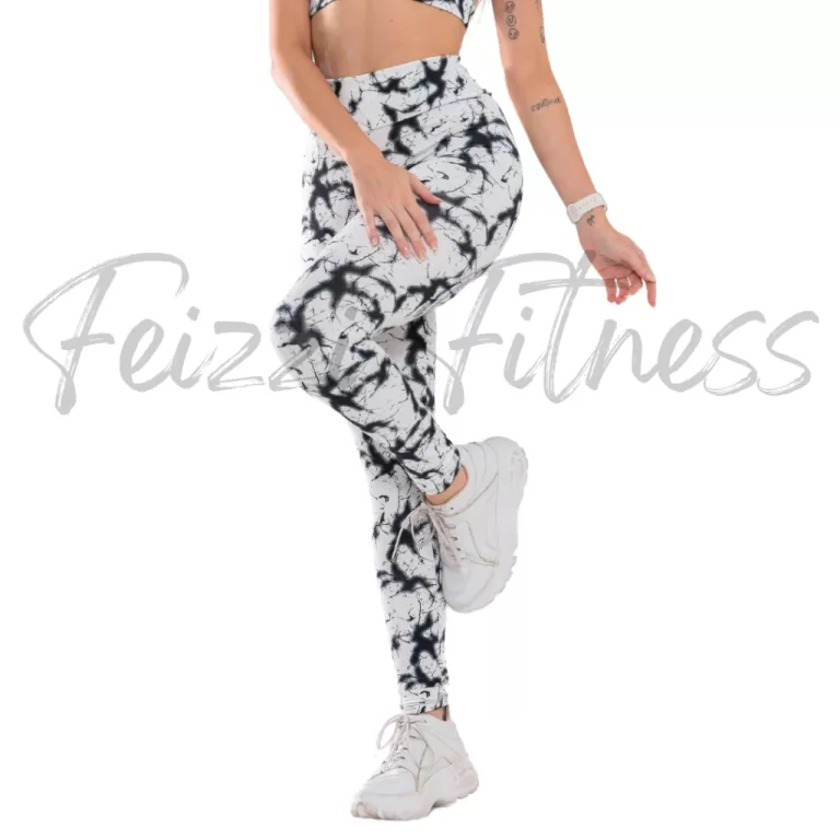 Calça Legging Degrade Tye Die Feminina Leg para A