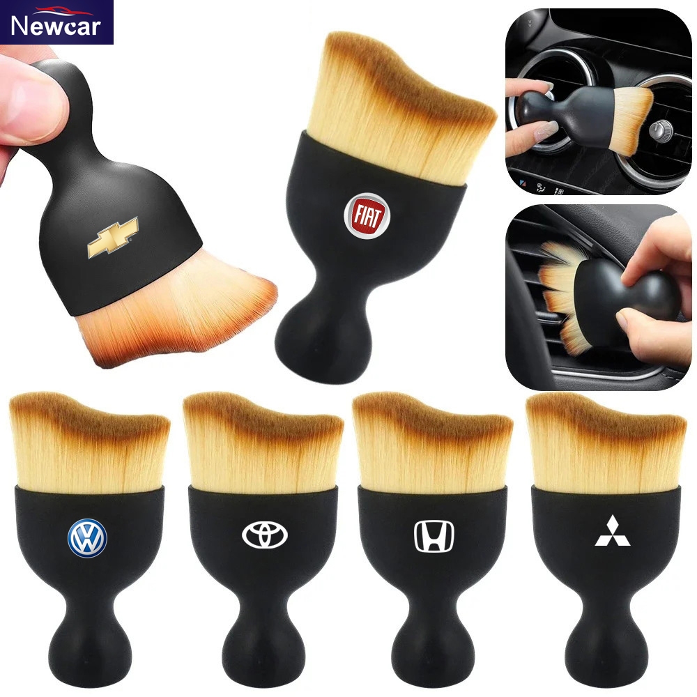 1PCS Escova De Limpeza Do Ar Condicionado Carro Escovas De Remoção De Poeira Para Acessórios De Inte