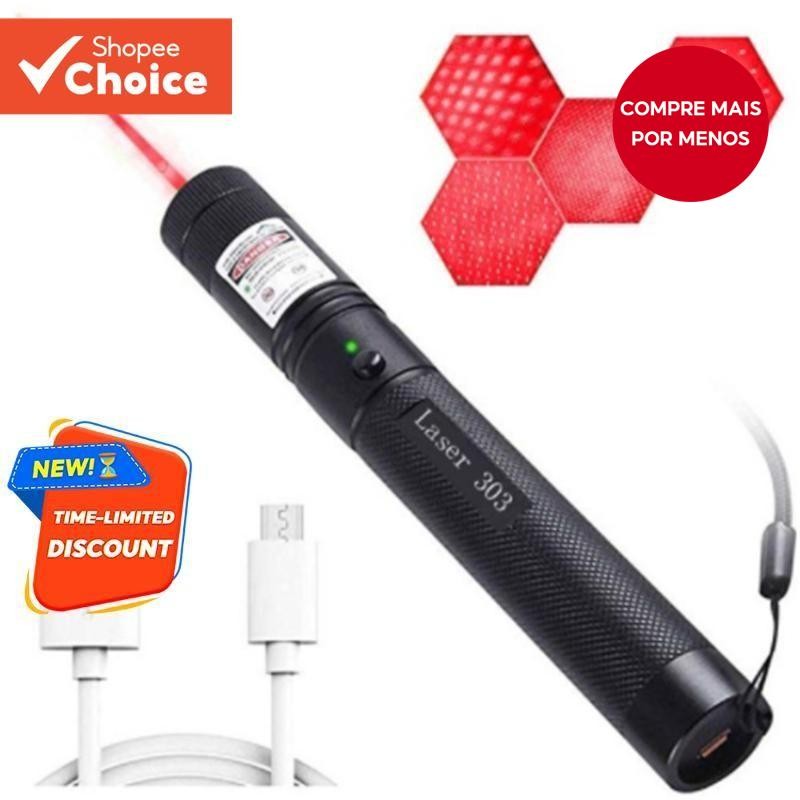 Ponteiro Apresentador Sem Fio CRX Laser Verde De Alta Potência 303 2500mAh Carregador De Bateria Rec
