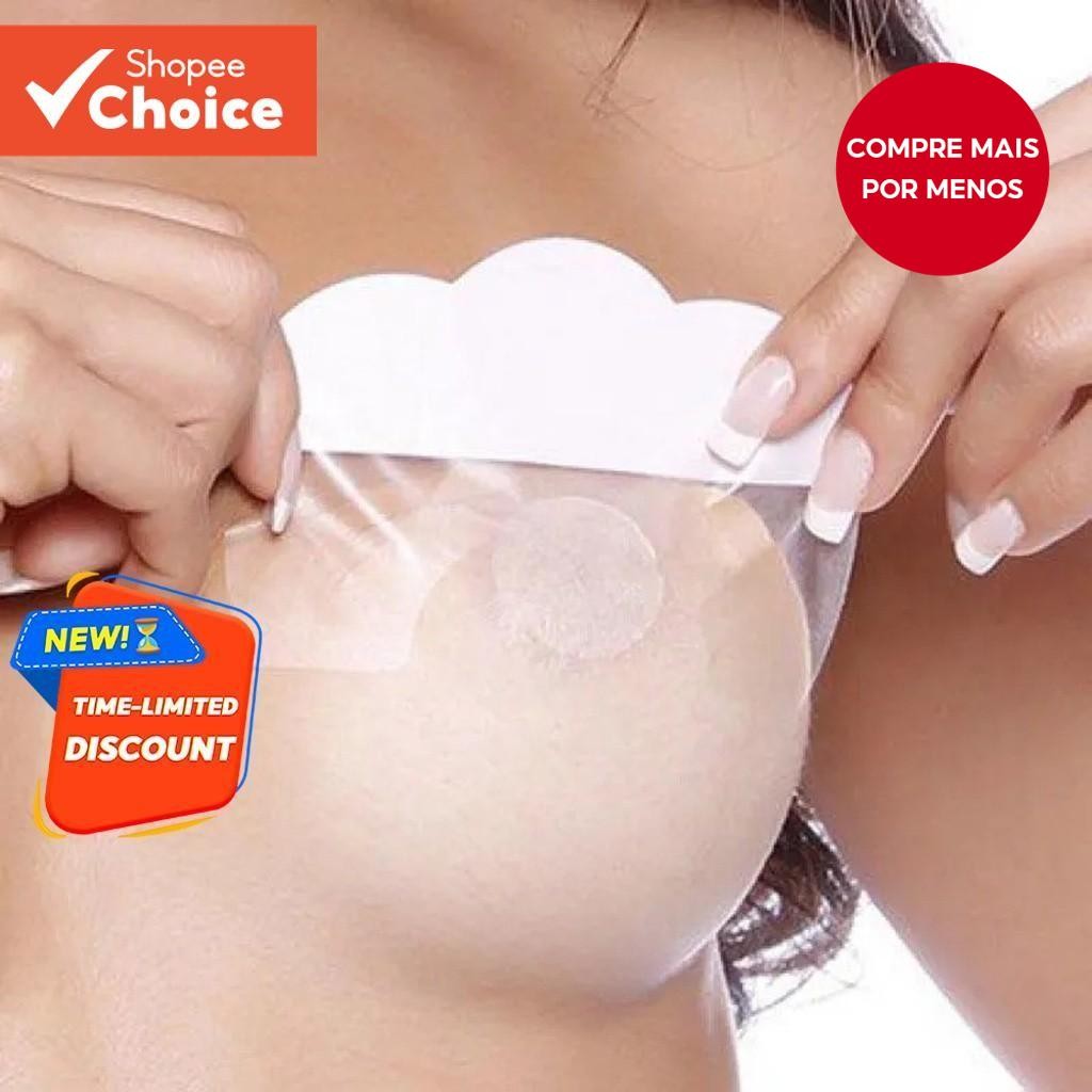 Sutiã Invisível Autoadesivo 40CPS Levanta Adesivos De Peito Fita Transparente Descartável Para Mamil
