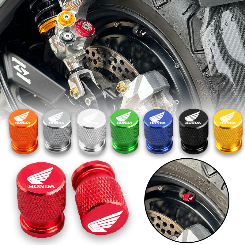 2 peças adequadas para Honda CBR650R CB500X CBR1000RR modificado tampa do bocal do pneu tampa do núc