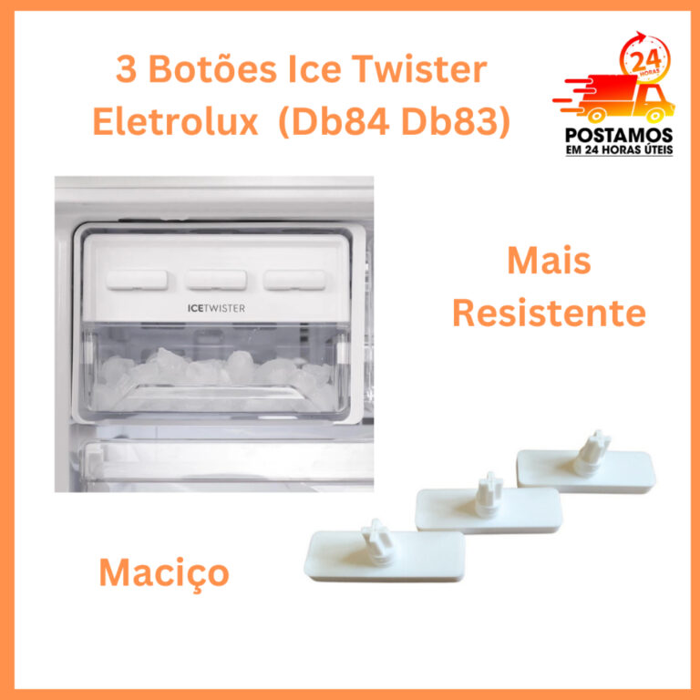 Botão Ice twister Gelo Electrolux 3 Peças Db84 D