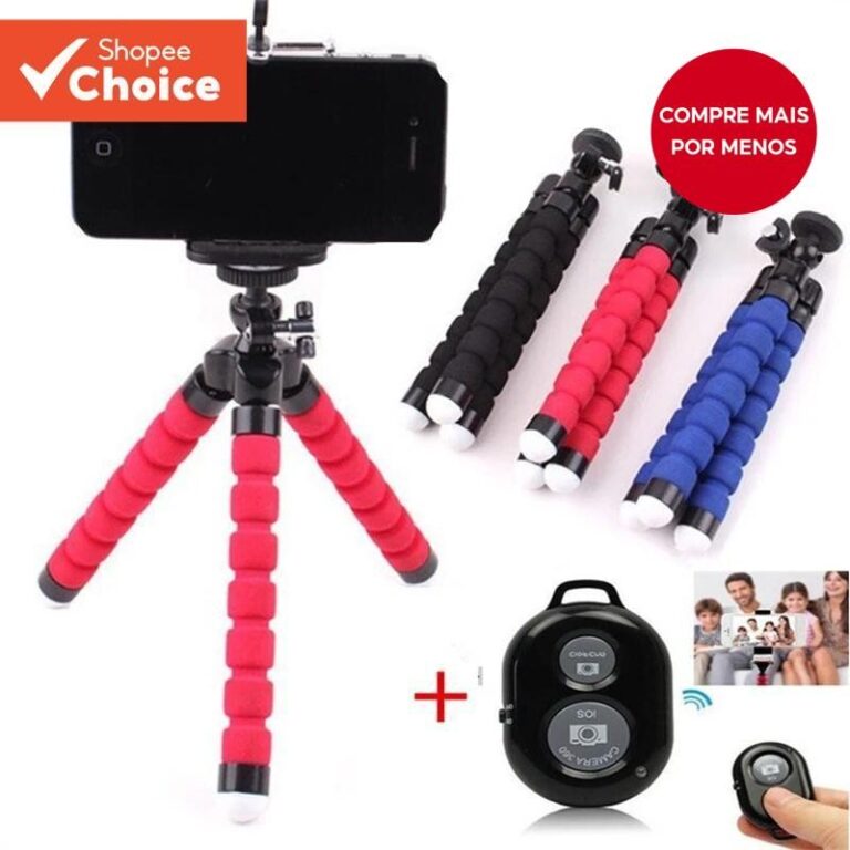 Suporte Dobrável Para Selfie De Telefone Com Cont
