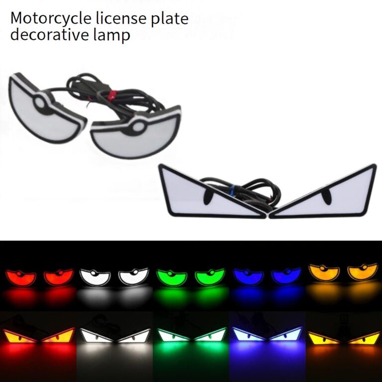 TCYATO Motocicleta LED Diabo Olhos Luzes-Mini Lent