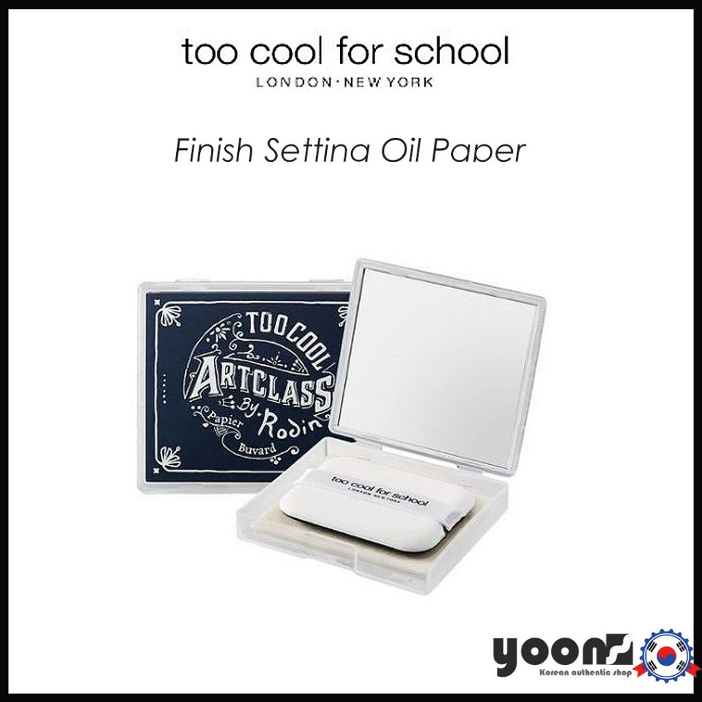 [TOO COOl FOR SCHOOL] Papel De Óleo Para Configuração De Acabamento (Mainior + Recarga) _da Kroea