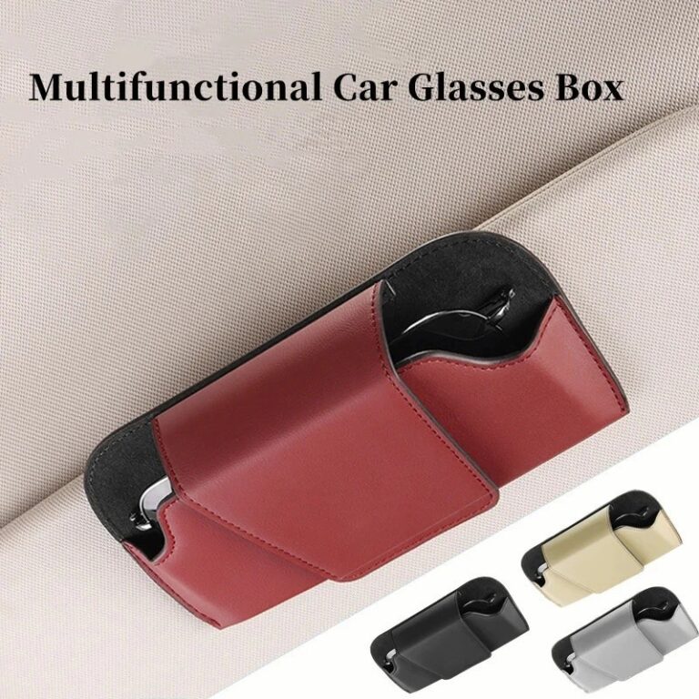 Estojo Para Óculos De Sol Auto Sun Visor Porta Bi