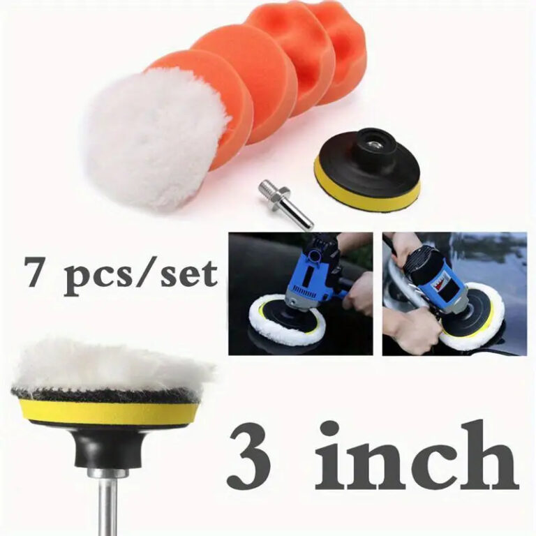 7/8/11 Peças Kit Boina Polimento Automotivo Espum