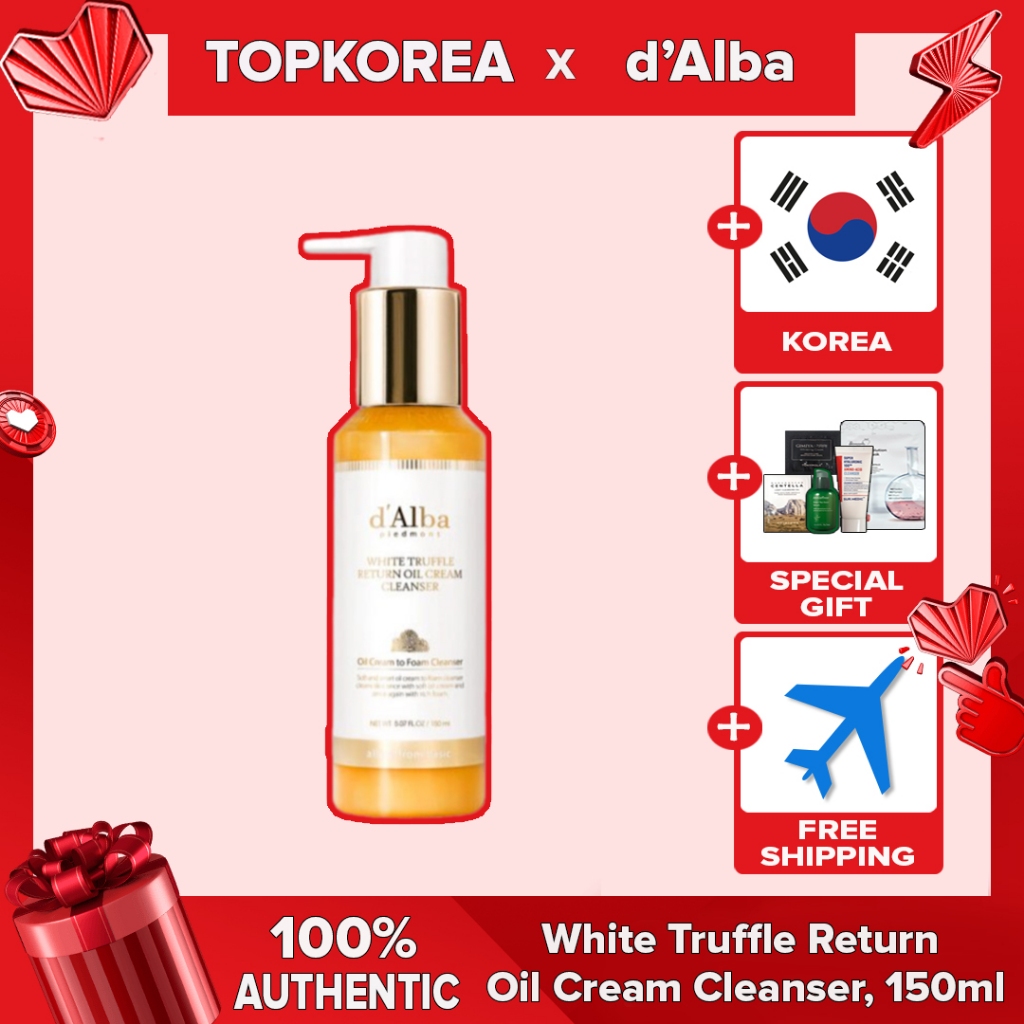 dAlba 160ml Creme De Limpeza Com Óleo De Retorno De Trufa Branca TOPKOREA Envio Da Coreia