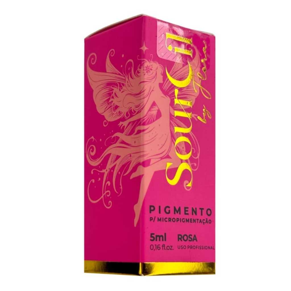 Pigmento Rosa by Flora para Micropigmentação 5mL – Sourcil