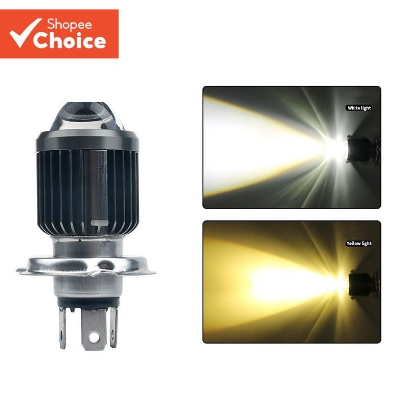 Lâmpada De Farol De Motocicleta TCYATO De Alta Potência 12V 10000LM Com Lente Brilhante | H4 BA20D S