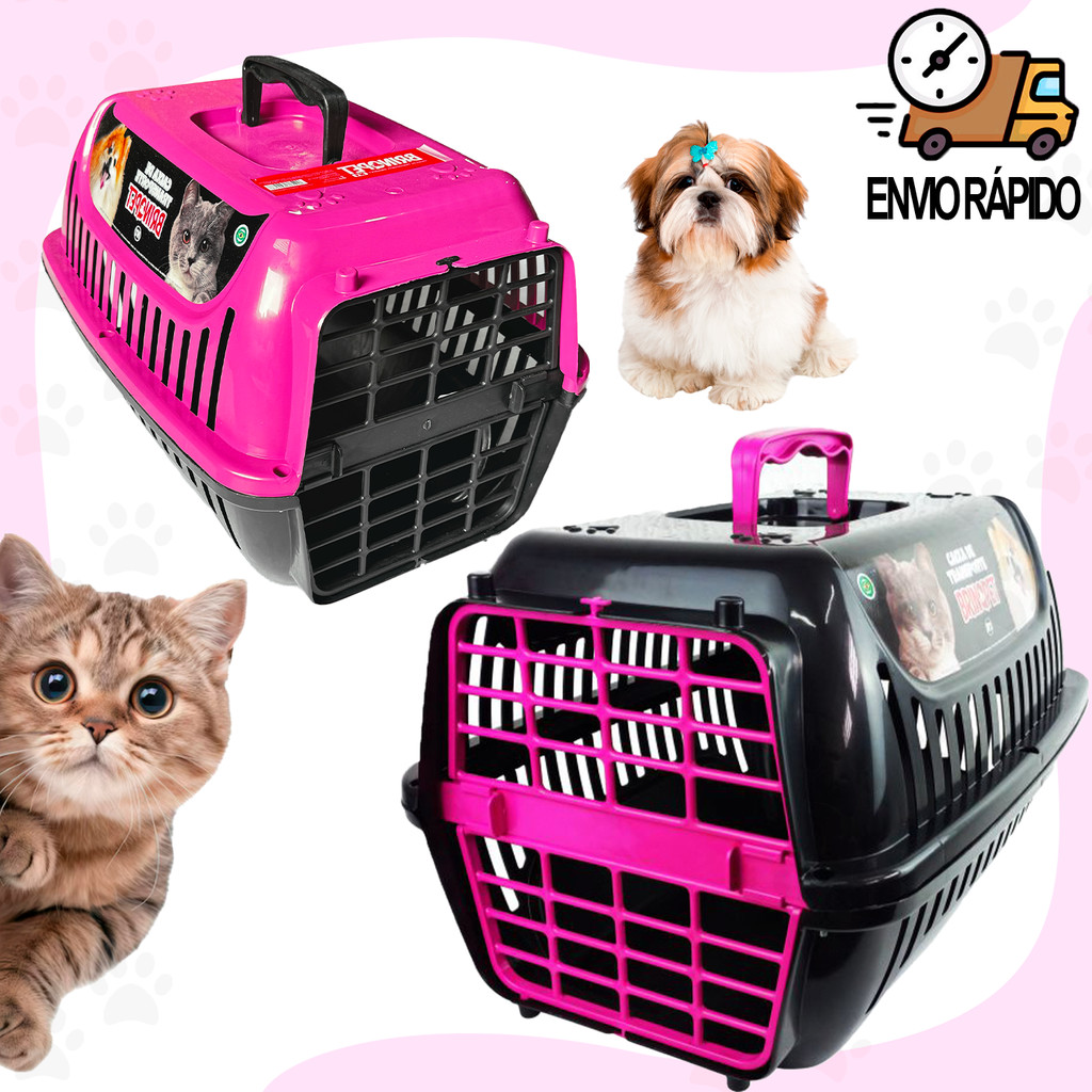 Caixa de Transporte Gato 1 OU 2 Caixa de Transporte Cachorro Casinha de Gato