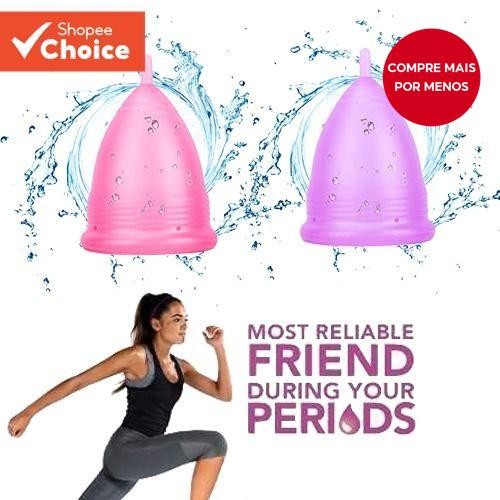 Copo Menstrual Portátil Silicone À Prova De Vaza
