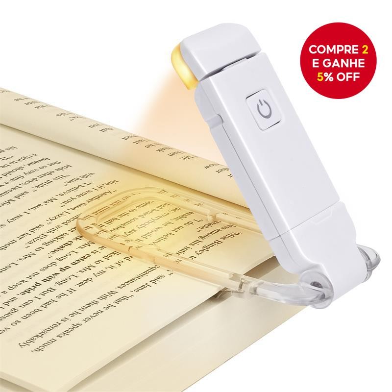 Produto Quente-Luz De Leitura LED Com Brilho Ajustável USB Clipe De Proteção Para Os Olhos Marcador