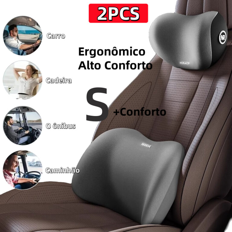 Almofada De Espuma Pescoço Para Carro Apoio De Ca