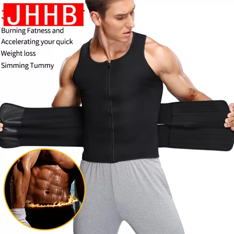JHHB Homens Corpo Shaper Cintura Trainer Sauna Col