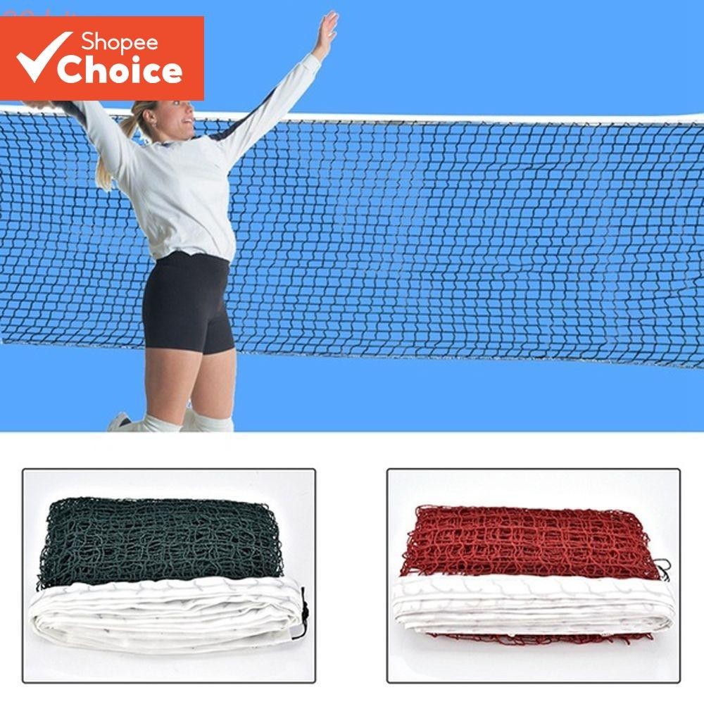 Rede De Badminton Vermelha E Verde Durável Esportes Internos/Externos Verão Diversão Portátil Domést