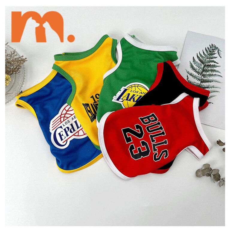 MuhsinpetRoupa de Cachorro Camisa de Basquetebol p