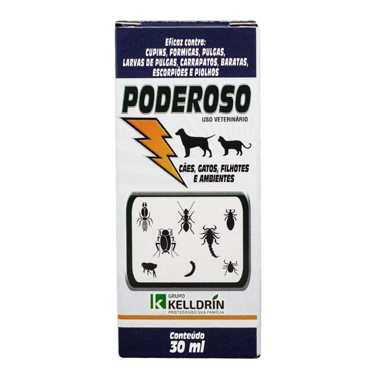Poderoso Veterinário 30ml Antiparasitário Inseti