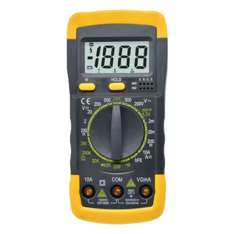 Multímetro Digital AC DC Diodo Com Bateria BOM-60
