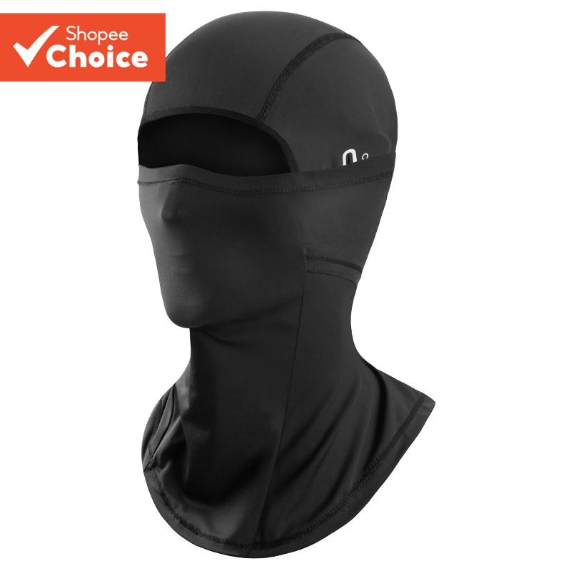 Balaclava De Seda Gelada-Máscara Solar Facial Completa Para Motociclismo De Verão