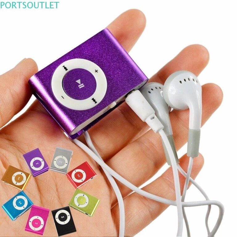 PORTSOUTLET Clip MP3 Mini Media Player À Prova D