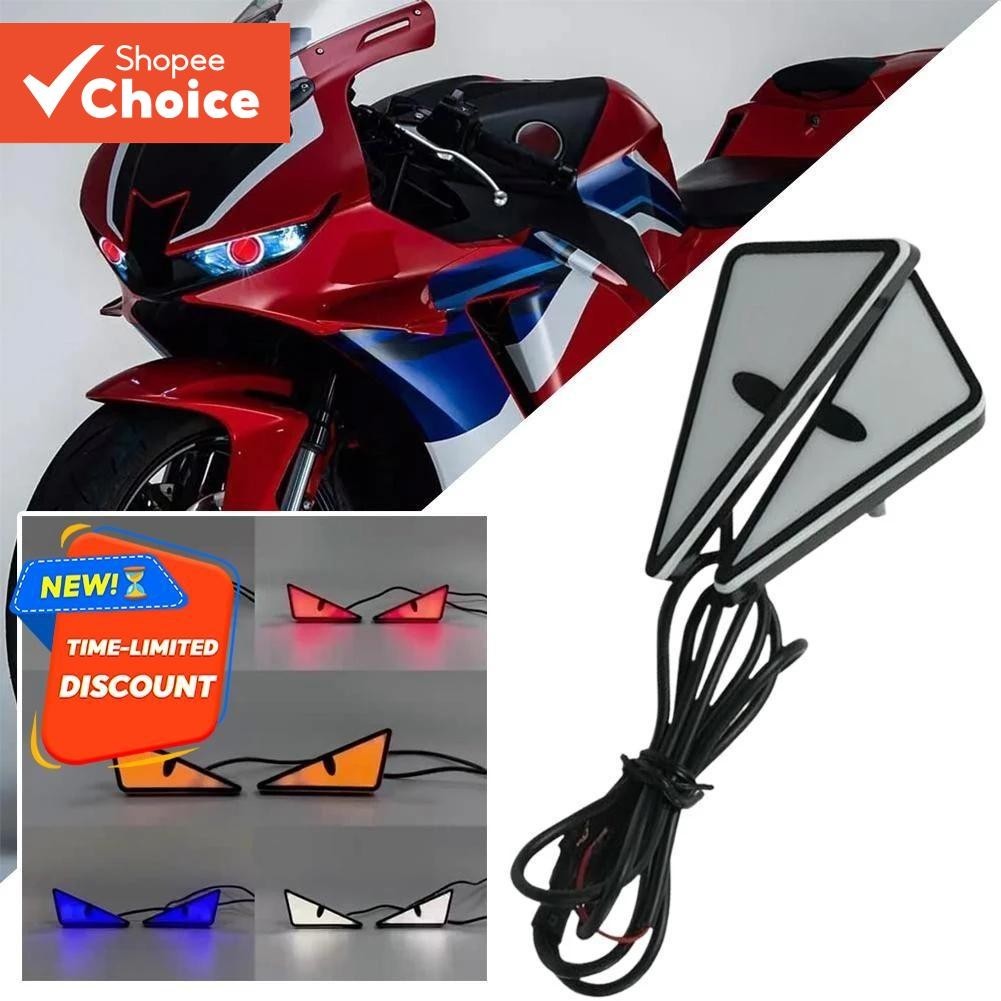 Luz Ocular De Motocicleta LED 12V De Advertência Para Modificação De Carro E Moto