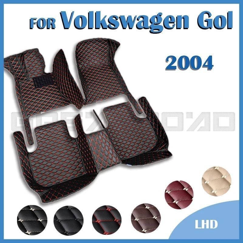 Tapetes Carro Adequado Para VW Volkswagen Gol Quatro Portas 2001 2002 2003 2004 2005Almofadas Pé Aut
