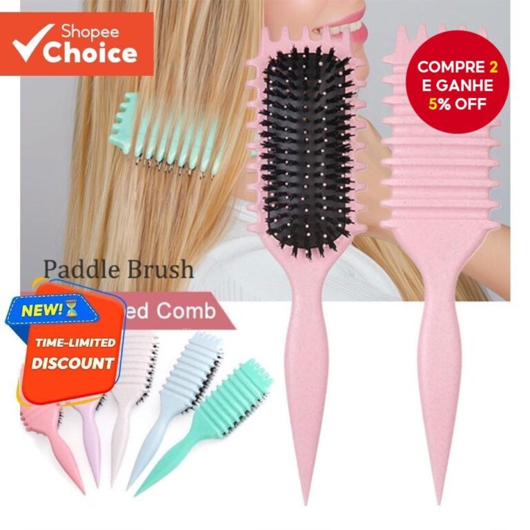 Pente Modelador De Cabelo Encaracolado Feminino Ce
