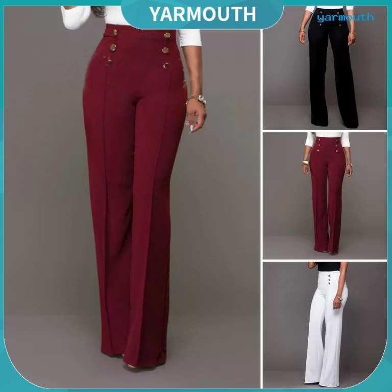 [YAR] Calça Feminina Elástica Bootcut Casual Cin