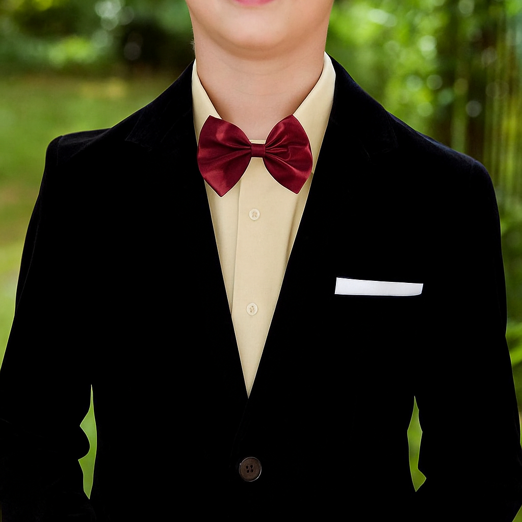 Gravata Pajem Acessorio Casamento Marsala REF4198