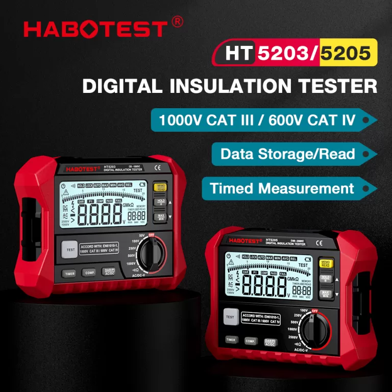 HABOTEST HT5203/5205 Testador de isolamento digita