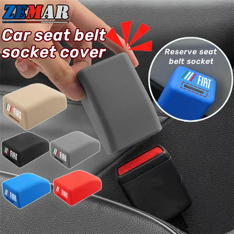 Universal Novo FIAT Cinto De Segurança Do Carro Soquete Capa Protetora Silicone Fivela De Anti-Risco