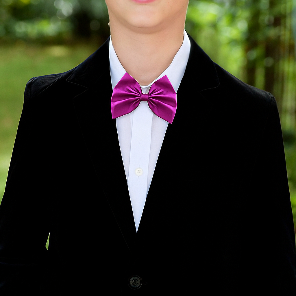 Gravata Pajem Acessorio Casamento Pink REF4198