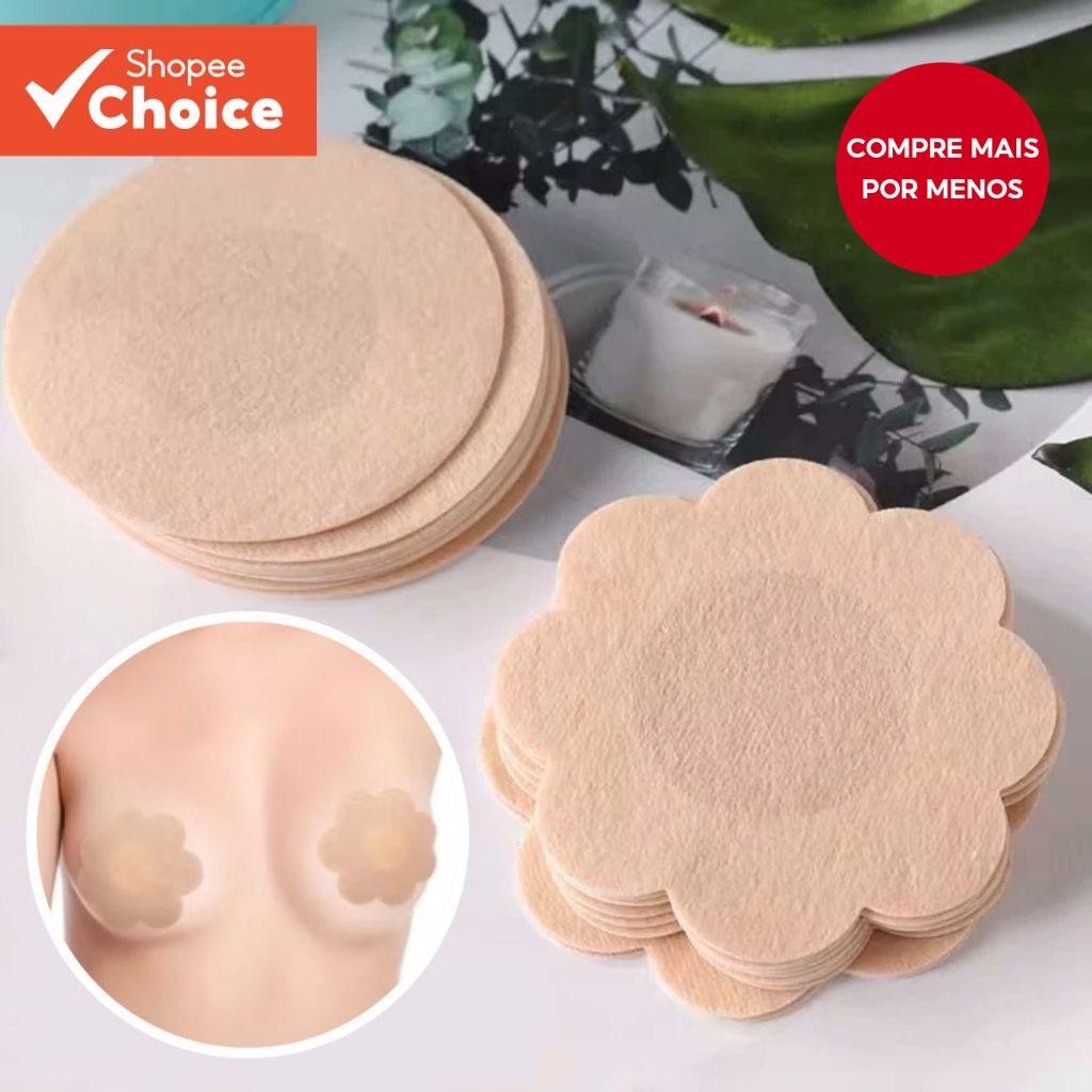 Capas Para Mamilos-Pastéis Invisíveis Descartáveis De 7.5 Cm Vestidos Sem Alças (50/100 Unidades)